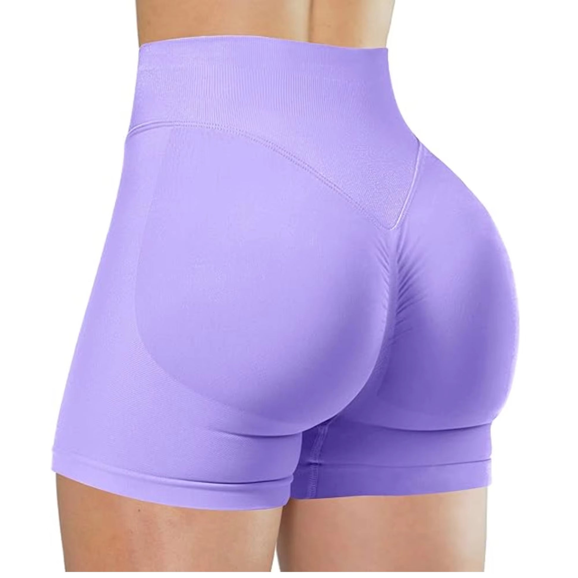 Summer High Waisted Yoga Shorts Fashionable and Sexy Running Fitness Pants Solid Color Yoga Leggings